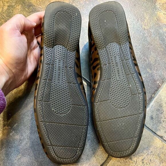 Ellen Tracy Wanda Leopard Animal Print Slip-on 5.5 - Picture 6 of 16